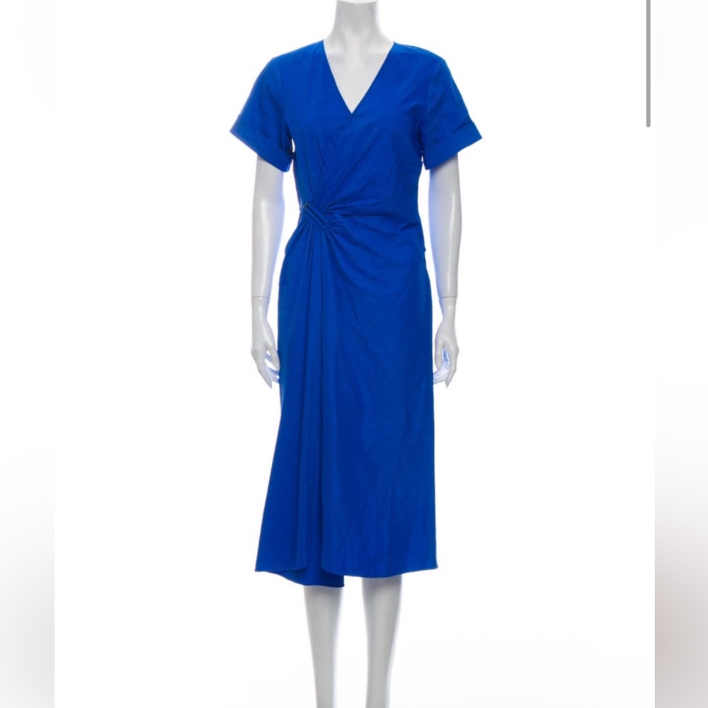 A.L.C. Vibrant Blue Midi Dress